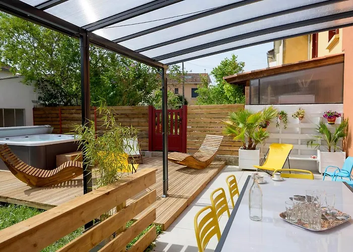 Ferienhaus Chez Odette - Spa, Plancha, Parking