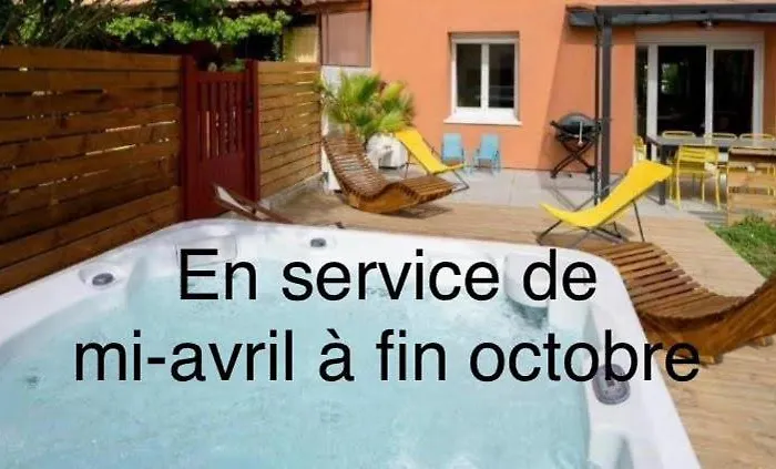 Ferienhaus Chez Odette - Spa, Plancha, Parking